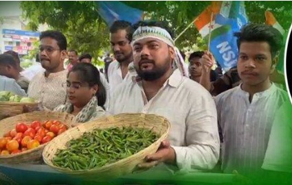 youth congress on vegetable rate hike