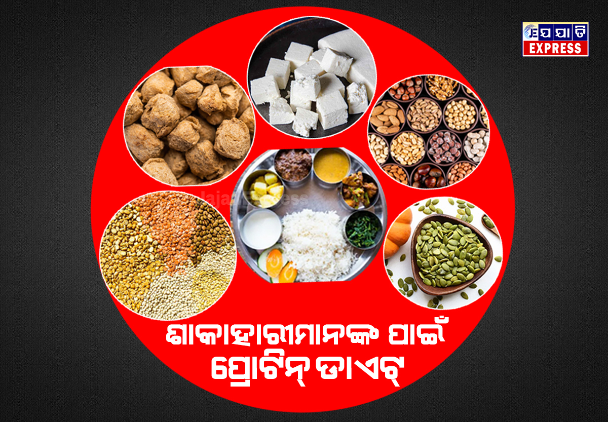 ଭେଜିଟେରିଆନଙ୍କ ପ୍ରୋଟିନ୍ ପ୍ଲେଟ୍